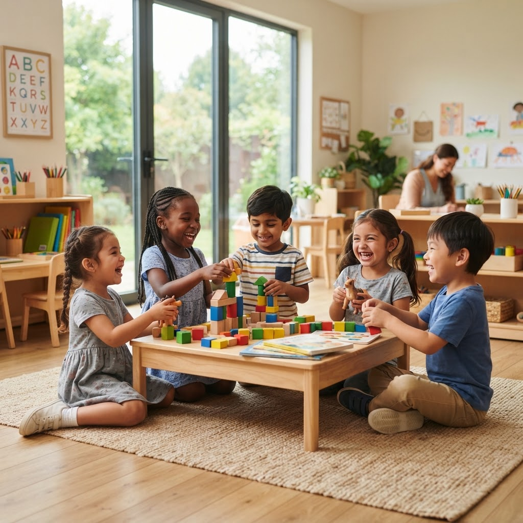 Children learning together
